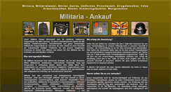 Desktop Screenshot of militaria-ankauf.net